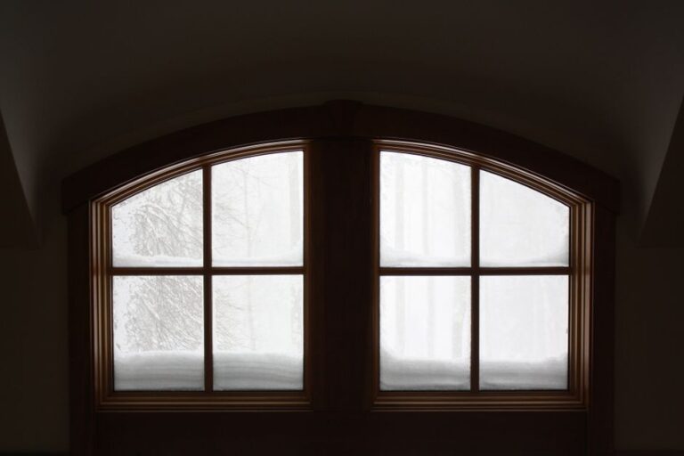 winter window light