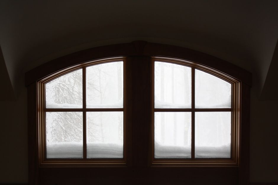 winter window light