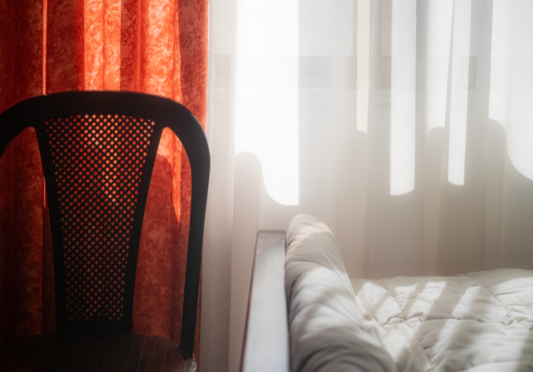 linen curtain window