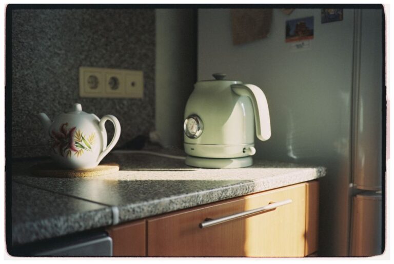 morning kitchen kettle light