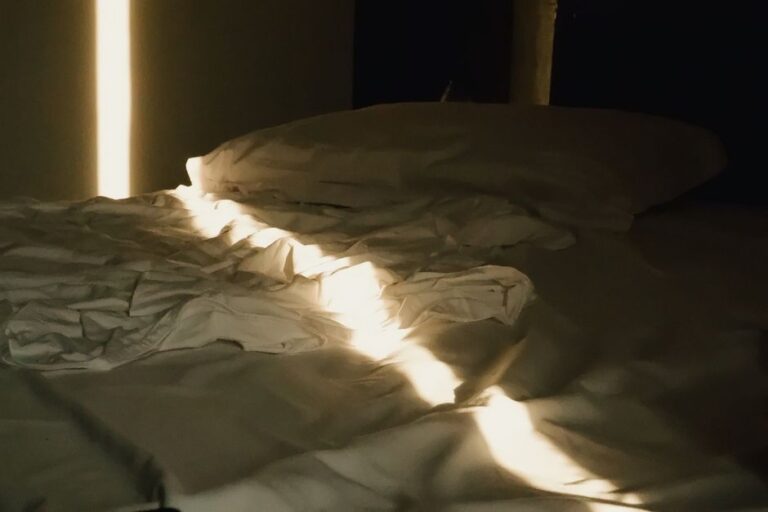 rumpled linen morning light