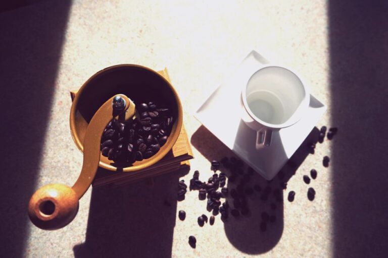 empty kitchen table coffee