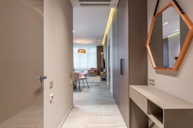 rented apartment hallway floor