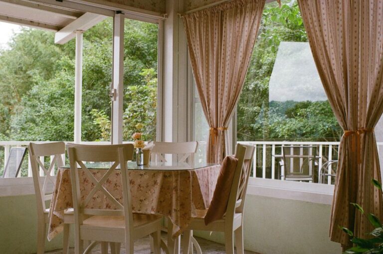 open window summer room