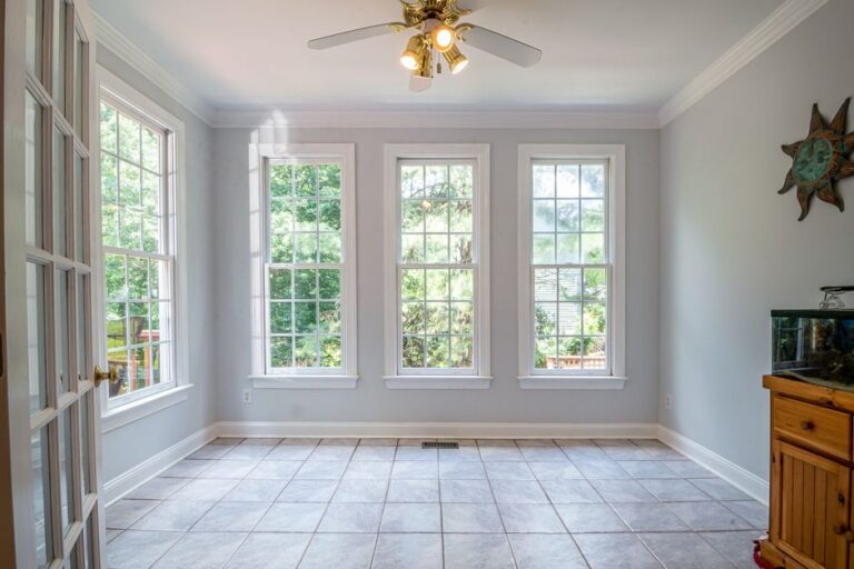 empty room windows